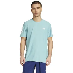 adidas OWN THE RUN B TEE Pánske športové tričko, tyrkysová, veľkosť