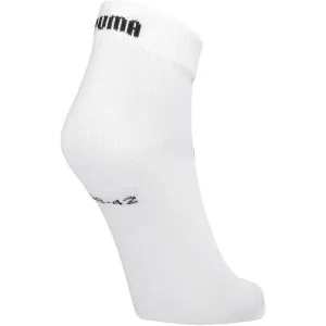 Puma ELEMENTS UNISEX PLAIN QUARTER 3P Unisex ponožky, biela, veľkosť 43-46