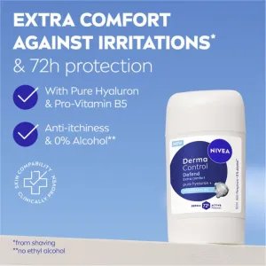 NIVEA Derma Control Defend tuhý antiperspitant pre podráždenú pokožku 50 ml