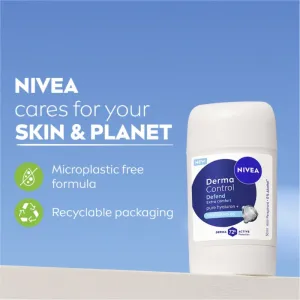 NIVEA Derma Control Defend tuhý antiperspitant pre podráždenú pokožku 50 ml