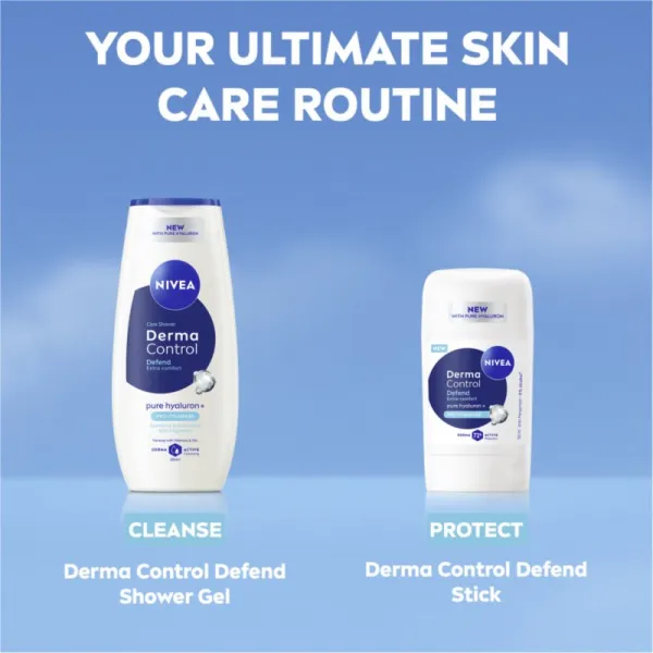 NIVEA Derma Control Defend tuhý antiperspitant pre podráždenú pokožku 50 ml