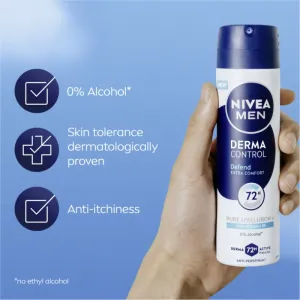 NIVEA Derma Control Defend antiperspirant v spreji 72h 150 ml