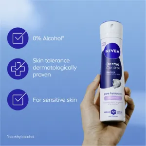 NIVEA Derma Control Restore antiperspirant v spreji pre citlivú pokožku 150 ml