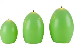 Weltbild LED svíčky Vajíčka, sada 3 ks, zelené