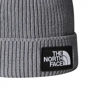 The North Face Logo Box Cuffed Beanie "Medium Grey Heather" (NF0A8CHEDYY)