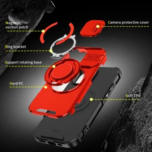 Camslide Stand obal, iPhone 17, červený