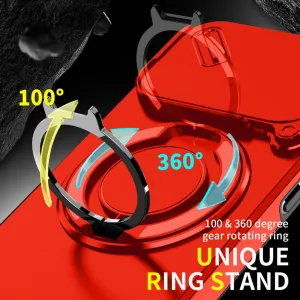 Camslide Stand obal, iPhone 17 Pro, červený