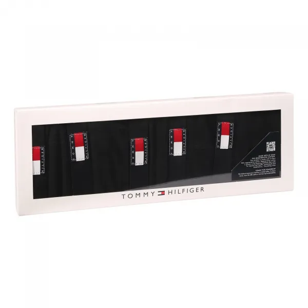 5PACK dámske tangá Tommy Hilfiger čierne (UW0UW05642 0W3) M