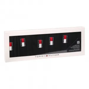 5PACK dámske tangá Tommy Hilfiger čierne (UW0UW05642 0W3) M