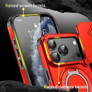 Camslide Stand obal, iPhone 17 Pro, červený