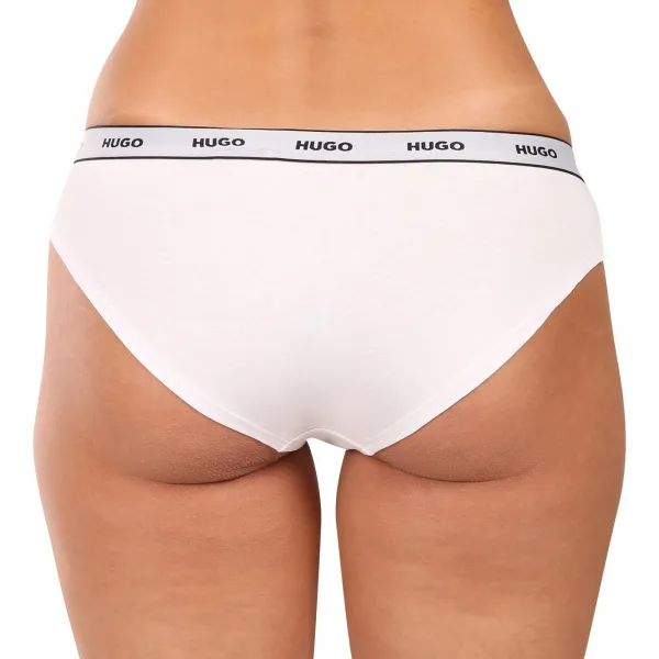 3PACK dámske nohavičky HUGO biele (50545694 100) M