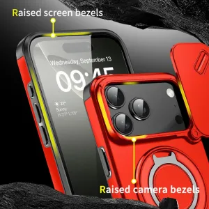 Camslide Stand obal, iPhone 17 Pro Max, červený
