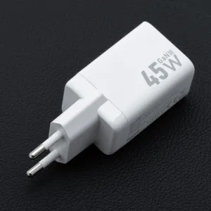 Forcell F-Energy adaptér Mini GaN III, 2x USB-C, PD, QC4.0, 45W, biely