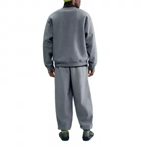 Nike Solo Swoosh Crewneck Sweatshirt "Dark Grey Heather" (HV1086-063)
