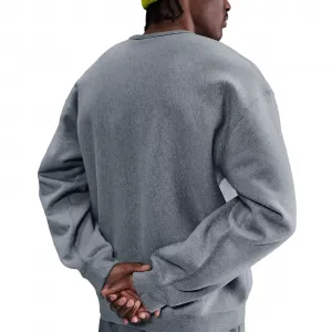 Nike Solo Swoosh Crewneck Sweatshirt "Dark Grey Heather" (HV1086-063)