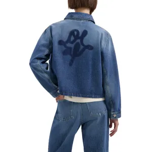 Olaf Monogram Denim Jacket W "Blue" (W220502-BLUE)