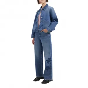 Olaf Monogram Denim Jacket W "Blue" (W220502-BLUE)