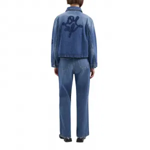 Olaf Monogram Denim Jacket W "Blue" (W220502-BLUE)