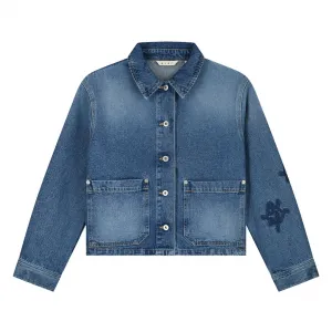 Olaf Monogram Denim Jacket W "Blue" (W220502-BLUE)