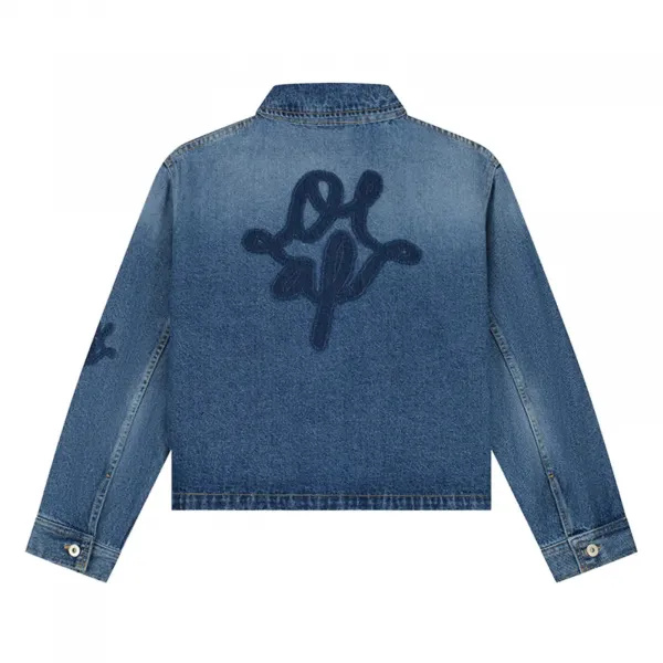 Olaf Monogram Denim Jacket W "Blue" (W220502-BLUE)