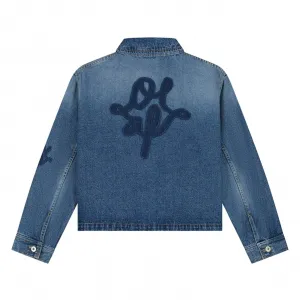 Olaf Monogram Denim Jacket W "Blue" (W220502-BLUE)