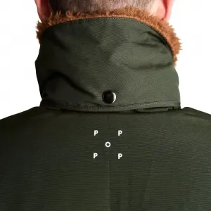 Pop Trading Company Padded Jacket "Duffel Green" (POPAW25-05-005)