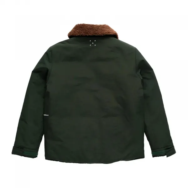 Pop Trading Company Padded Jacket "Duffel Green" (POPAW25-05-005)