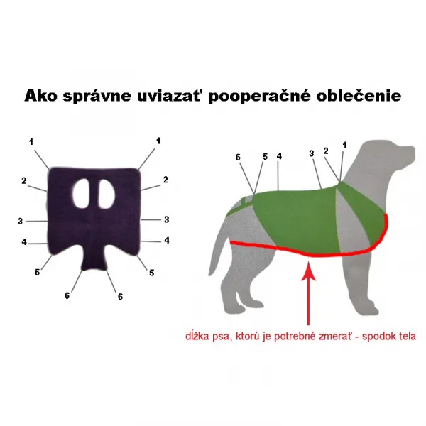 Pooperačné ochranné oblečenie väčšie farebné, Veľkosť: 3