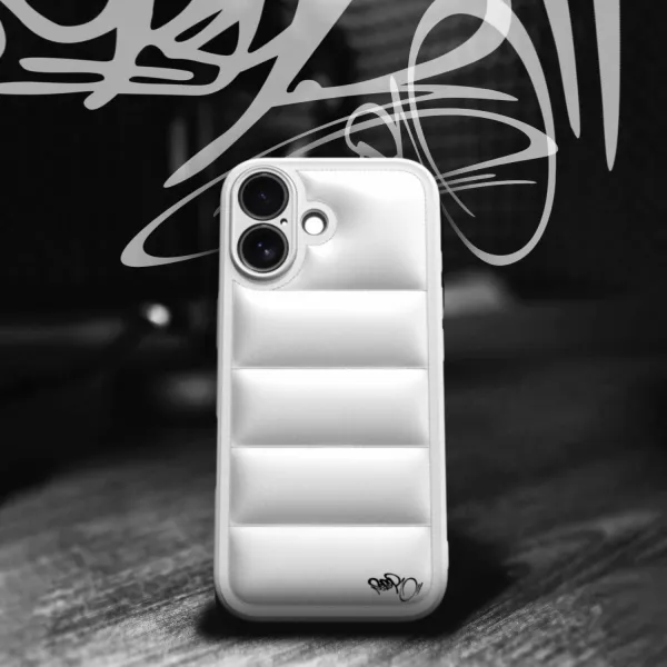 Puffer case pro Apple iPhone 17 - Separ Puffer - Biela