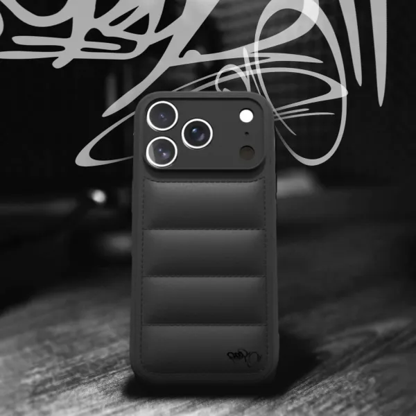 Puffer case pro Apple iPhone 17 Pro - Separ Puffer - Čierna