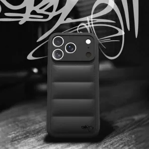Puffer case pro Apple iPhone 17 Pro - Separ Puffer - Čierna
