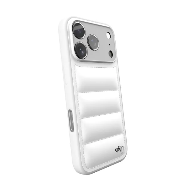 Puffer case pro Apple iPhone 17 Pro - Separ Puffer - Biela