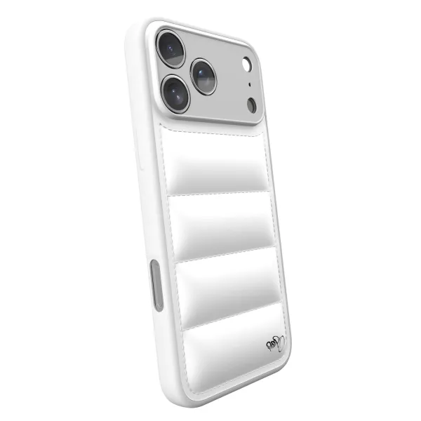 Puffer case pro Apple iPhone 17 Pro Max - Separ Puffer - Biela