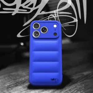 Puffer case pro Apple iPhone 17 Pro - Separ Puffer - Modrá