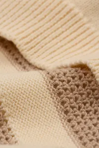 Sveter Woolrich Boxy Crewneck White Pepper