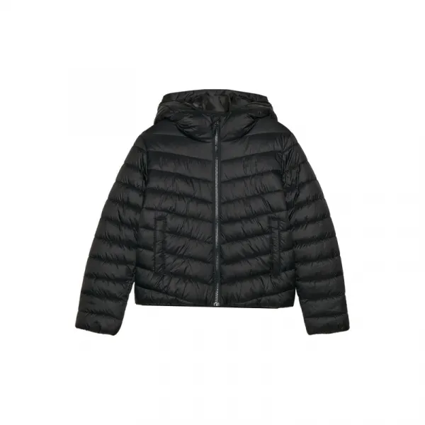 Chlapčenská bunda 4F JUNIOR DOWN JACKET-JWAW24TDJAM460-20S-DEEP BLACK