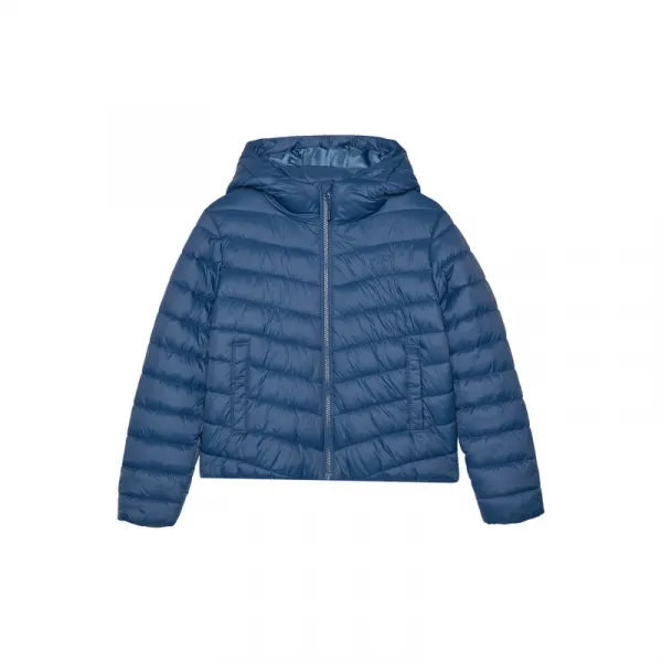 Chlapčenská bunda 4F JUNIOR DOWN JACKET-JWAW24TDJAM460-32S-DENIM