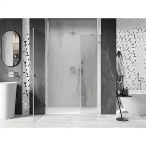 MEXEN/S - Lunar-B sprchové dvere krídlové ľavé 110, transparent, chróm 832S-110-050-01-00-L