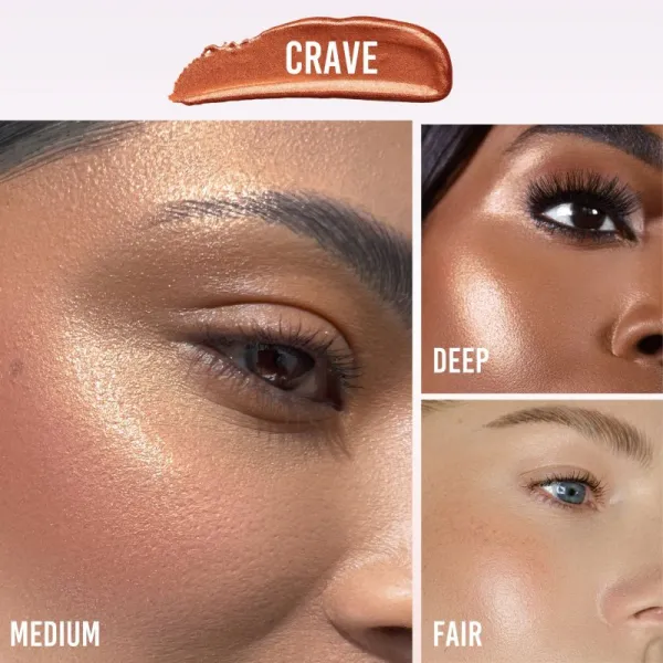 Danessa Myricks Beauty Vision Flush Glow tekutý rozjasňovač odtieň Crave 6 ml