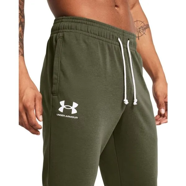 Under Armour RIVAL Pánske nohavice, khaki, veľkosť