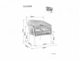 Kreslo CLOVER Signal