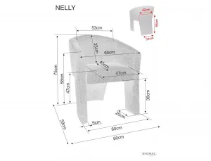 Signal Křeslo Nelly béžové
