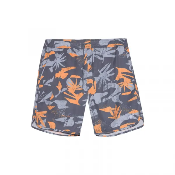 Pánske plavky 4F BOARD SHORTS-WSS24UBDSM086-90A-MULTICOLOUR ALLOVER