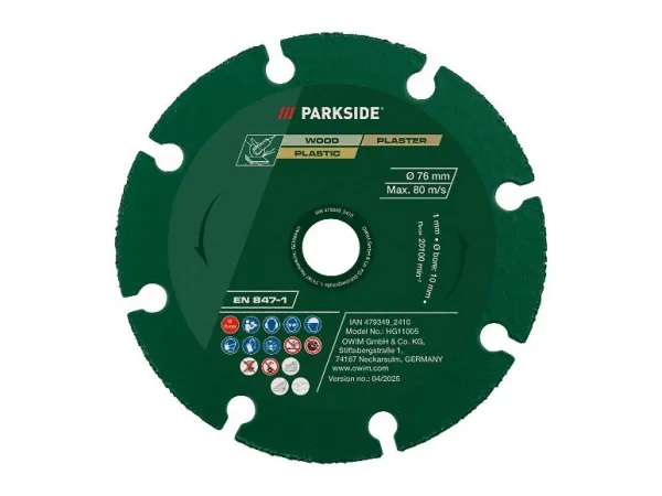Parkside® Príslušenstvo k uhlovej brúske
