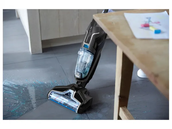 Bissell Bezdrôtový tyčový vysávač Crosswave C6 Cordless Pro Titanium Blue