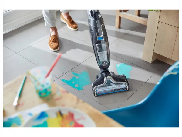 Bissell Bezdrôtový tyčový vysávač Crosswave C6 Cordless Pro Titanium Blue