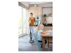 Bissell Bezdrôtový tyčový vysávač Crosswave C6 Cordless Pro Titanium Blue