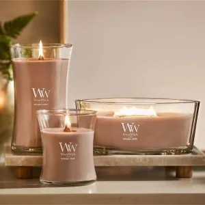 Vonná sviečka Woodwick Ship Patchouli Creme, 453 g
