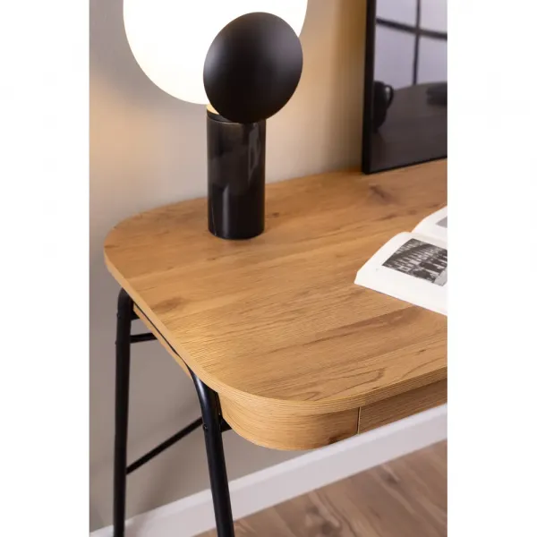 Actona Psací stůl Blueton 120 cm dub divoký/černý