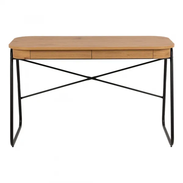 Actona Psací stůl Blueton 120 cm dub divoký/černý